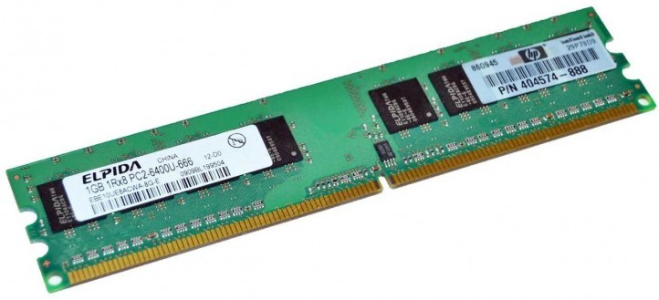 ELPIDA Desktop RAM DDR2 Memory 1GB 800Mhz PC2-6400U